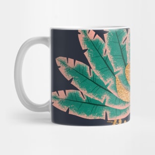 Art Deco Leaf Fan Mug